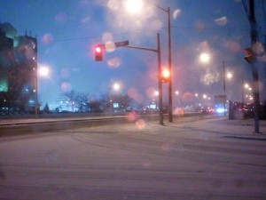 night snow 2012
