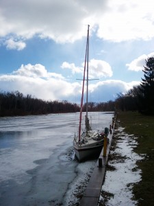 Frozen Boat