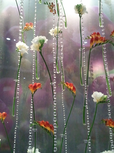 Hanging flower chains