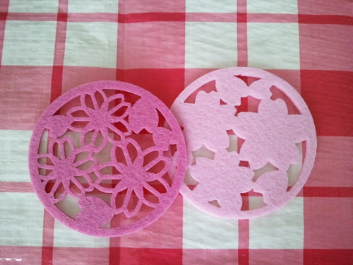 Cherry blossom coasters